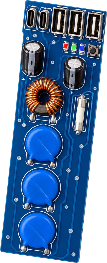 Surge + USB board