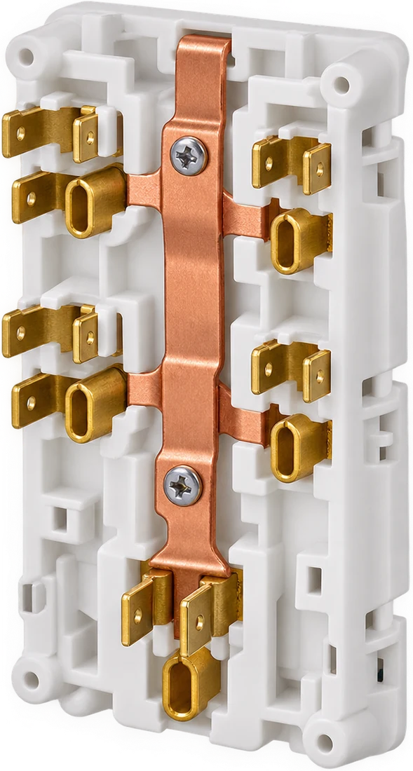 Brass contact frame